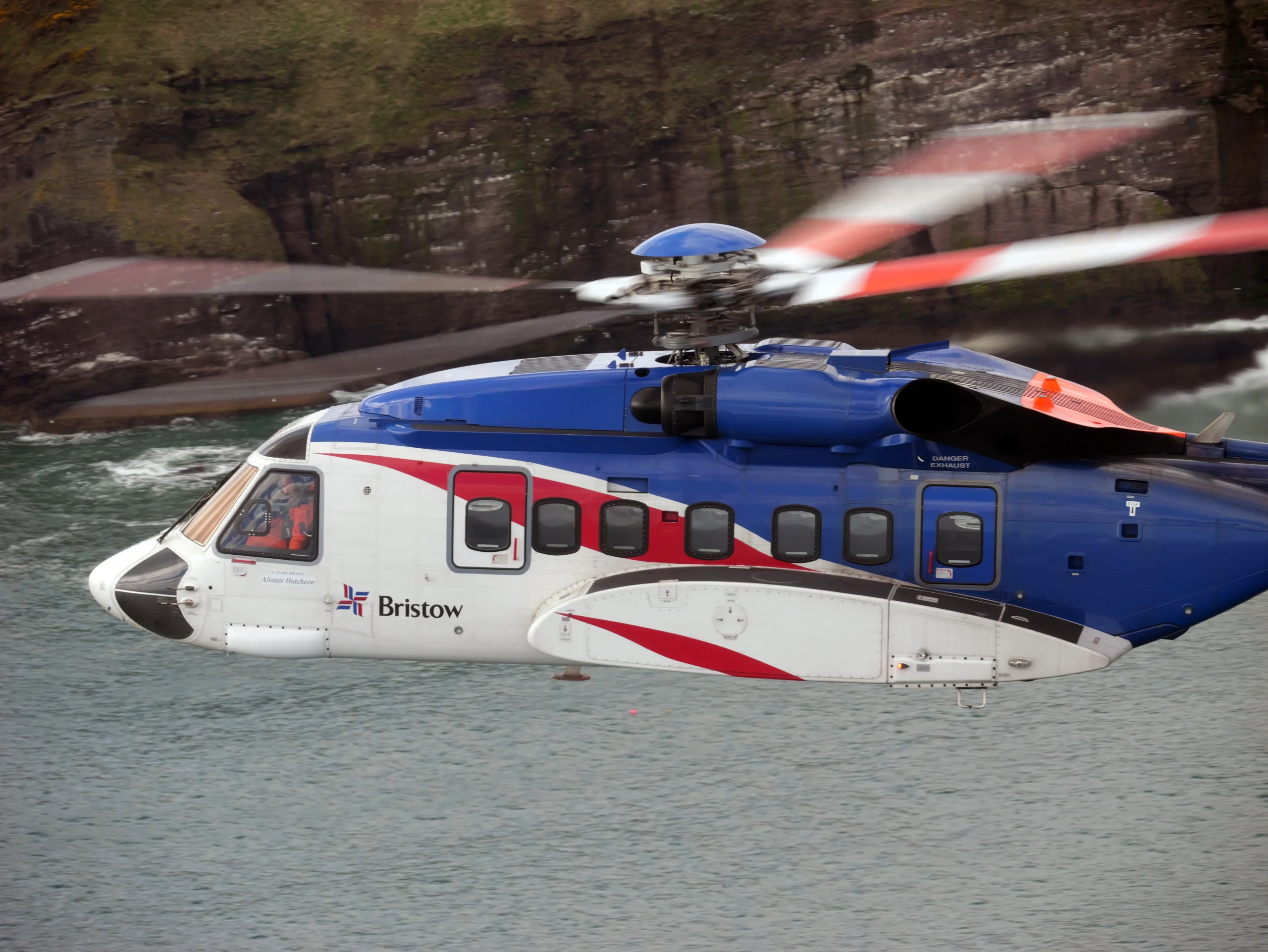 Bristow Group helicopter in flight