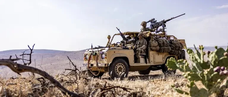 British Army WMIK Land Rover
