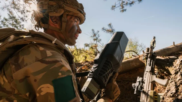 Britsh Army using counter drone systems (C-UAS)