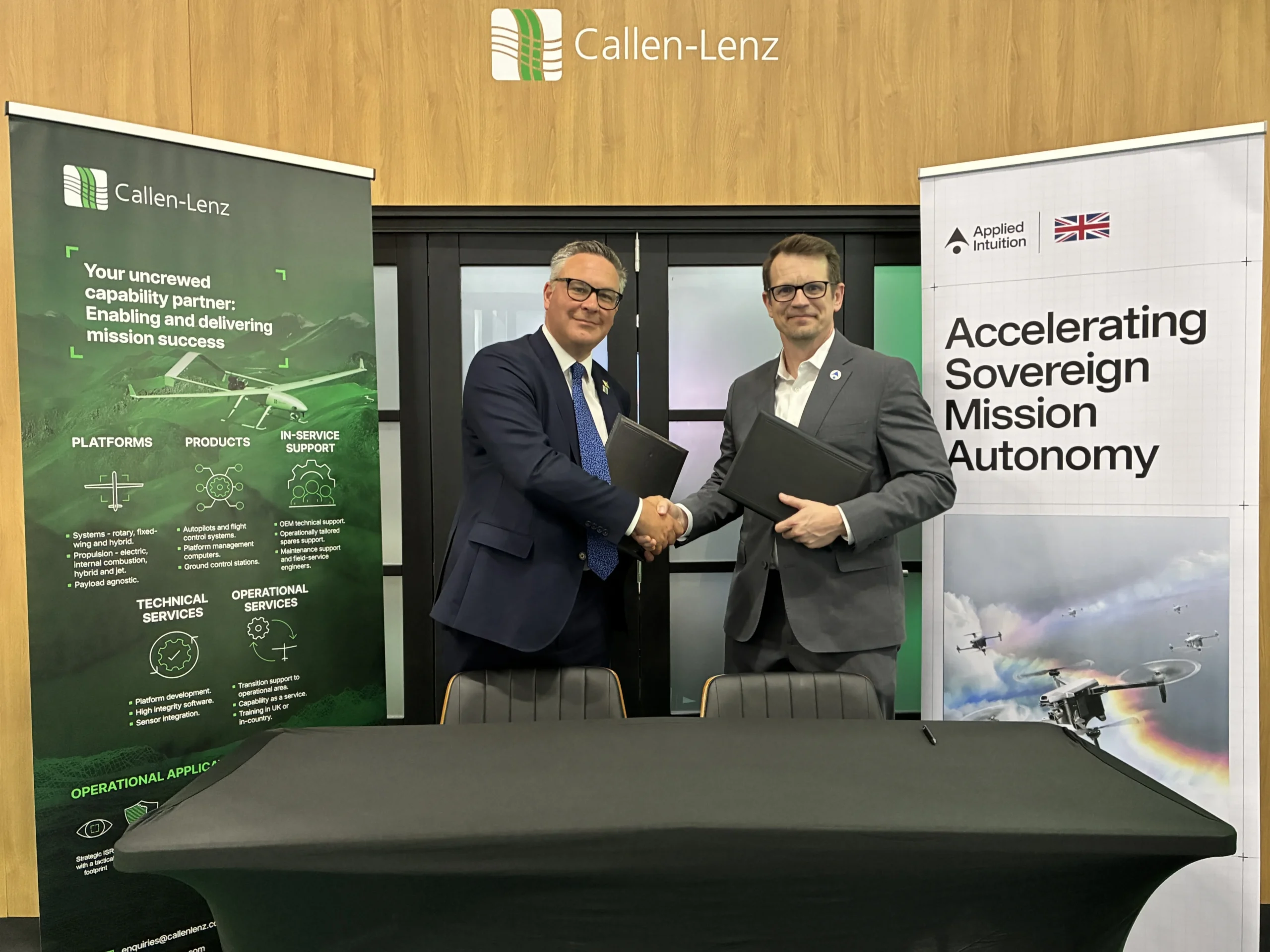 Callen-Lenz and Applied Intuition sign MoU