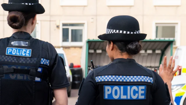 College of Policing image showing officers on the beat
