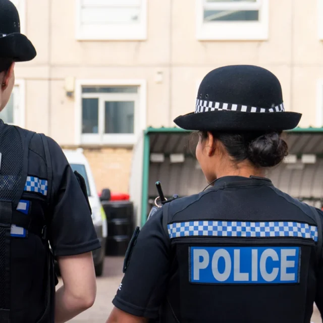 College of Policing image showing officers on the beat