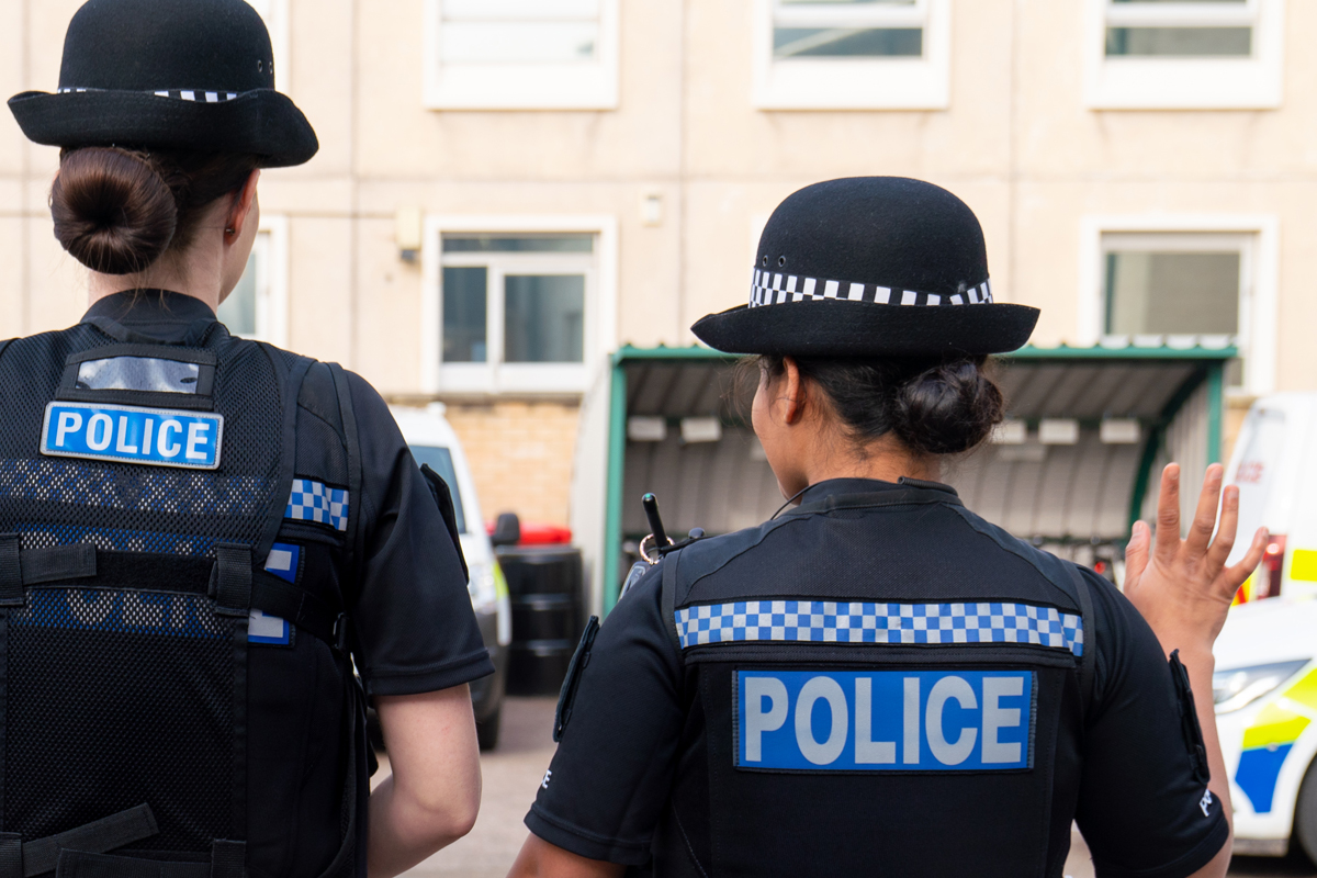 College of Policing image showing officers on the beat