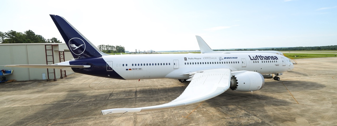 Boeing eco Demonstrator Explorer Lufthansa 787-9