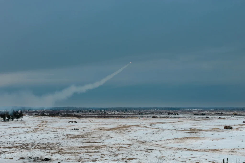 Frankenburg interceptor missile in test launch