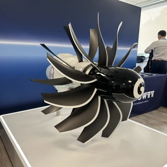 CFM RISE engine with Dowty propellors