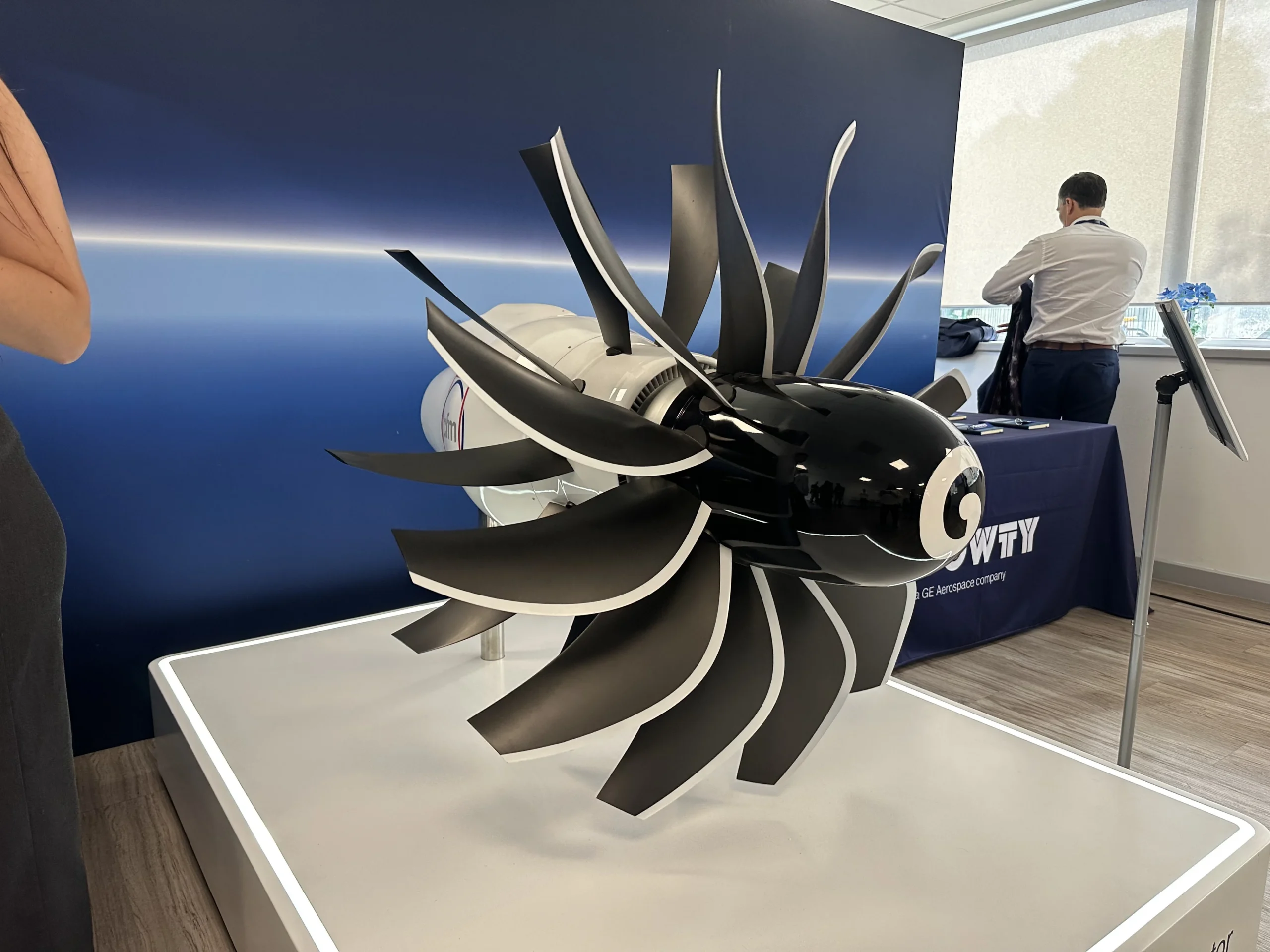 CFM RISE engine with Dowty propellors