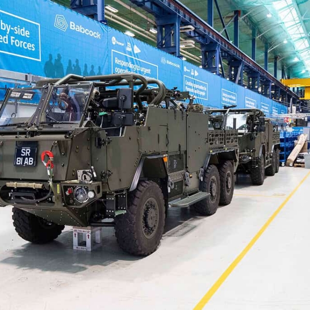 Babcock completes final Jackal 3 vehicle for British Army