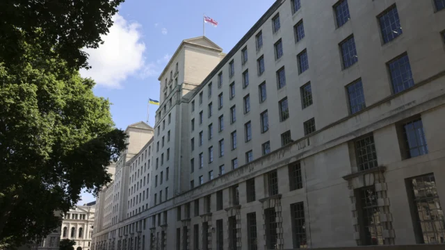 MoD Main Whitehall Gardens Building