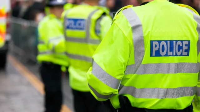National Police Chiefs Council photo of police on duty