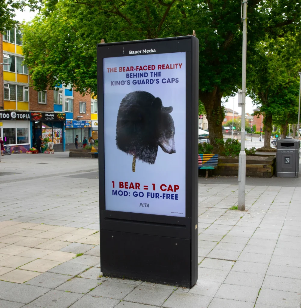 PETA Digital Billboard Plymouth 290626-0H5A1580