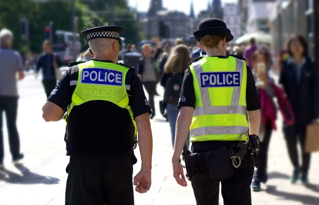 Police on patrol to protect Jewish citizens