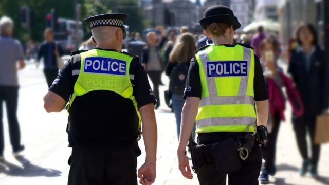 Police on patrol to protect Jewish citizens