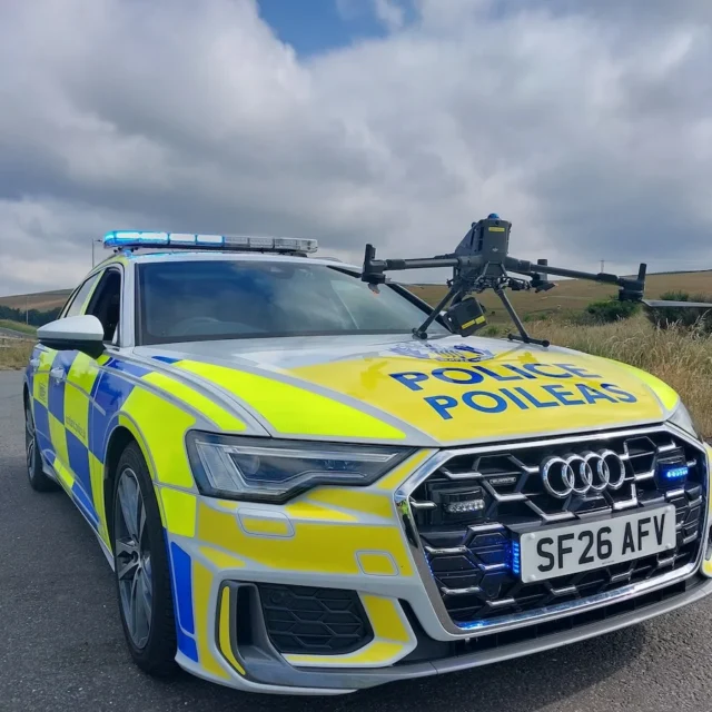 Police scotland drone trial for safer motorbike riding