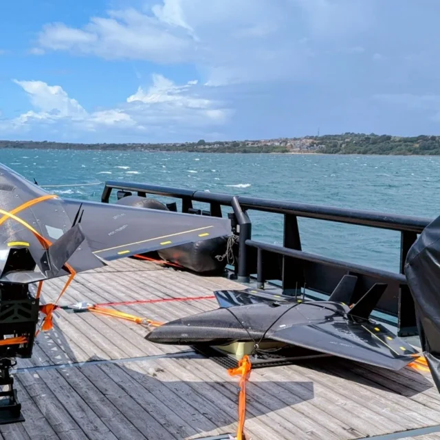 Royal Navy tests BAE Nyan drone from XV Patrick Blackett
