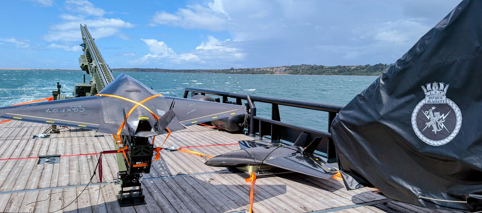 Royal Navy tests BAE Nyan drone from XV Patrick Blackett
