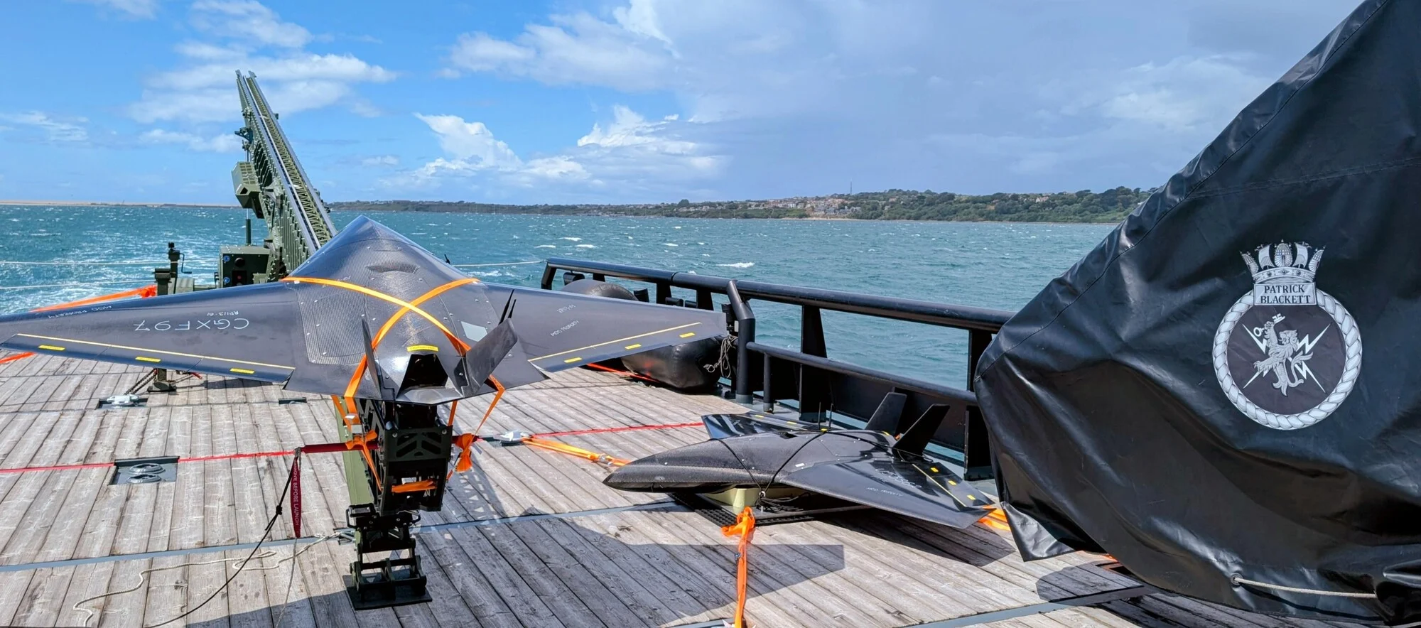 Royal Navy tests BAE Nyan drone from XV Patrick Blackett