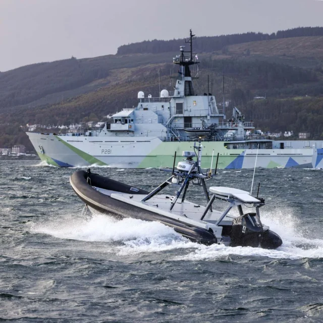 Royal Navy drone boat