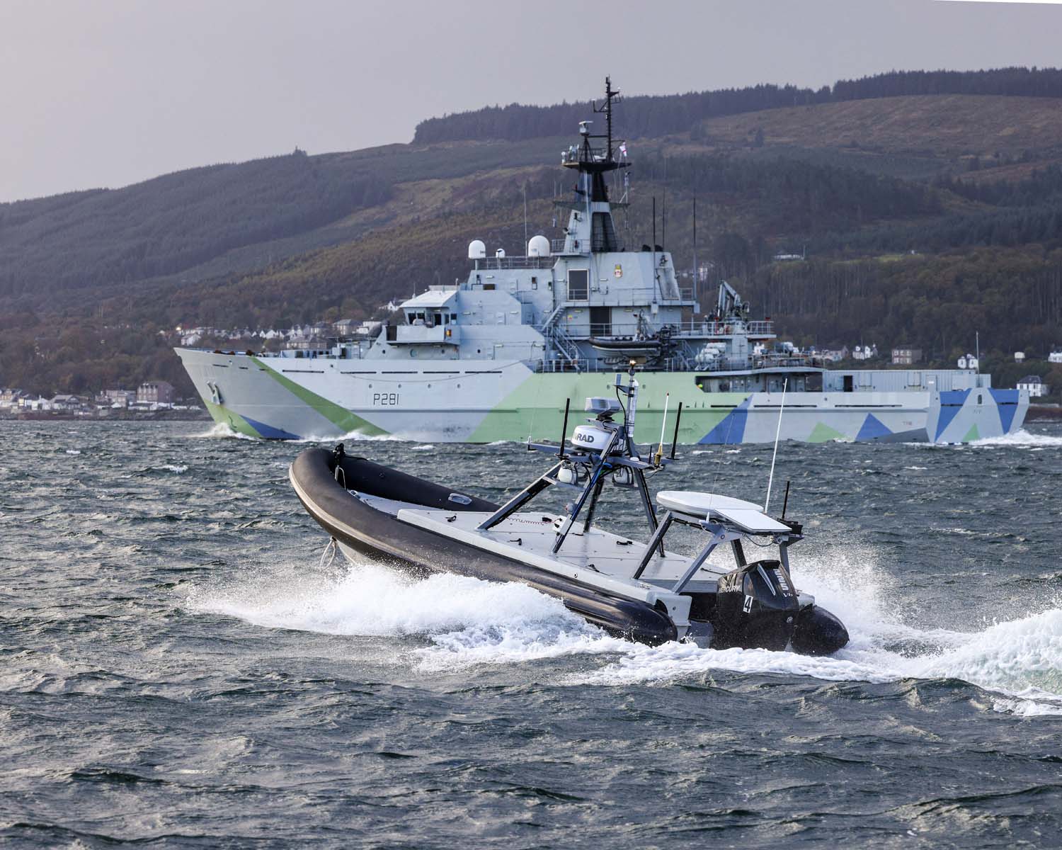 Royal Navy drone boat