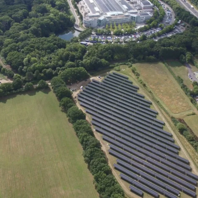 NATS Swanwick solar installation