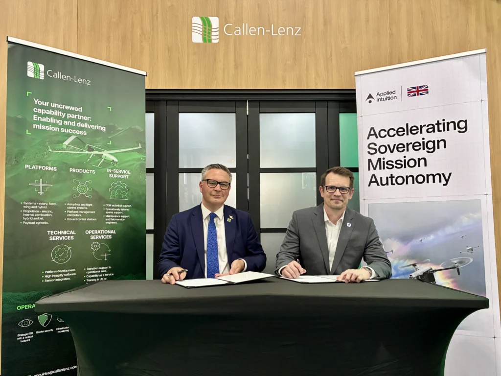 Signing of Callen-Lenz and Applied Intuition MoU