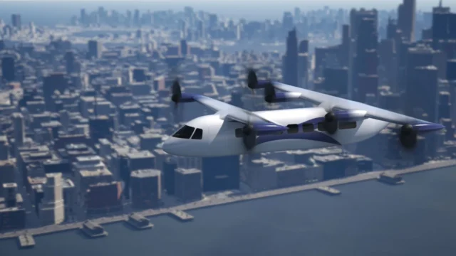 Sora Aviation S-1 rendering flying