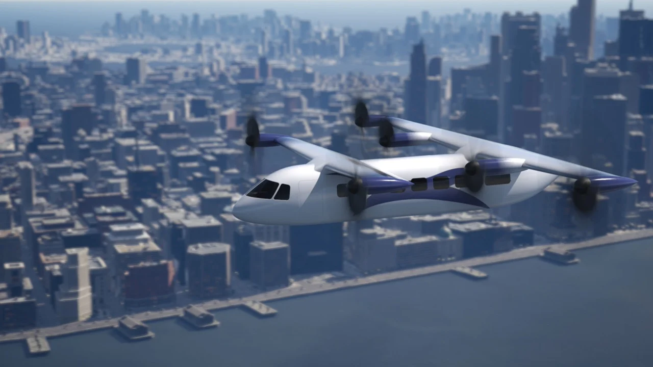 Sora Aviation S-1 rendering flying