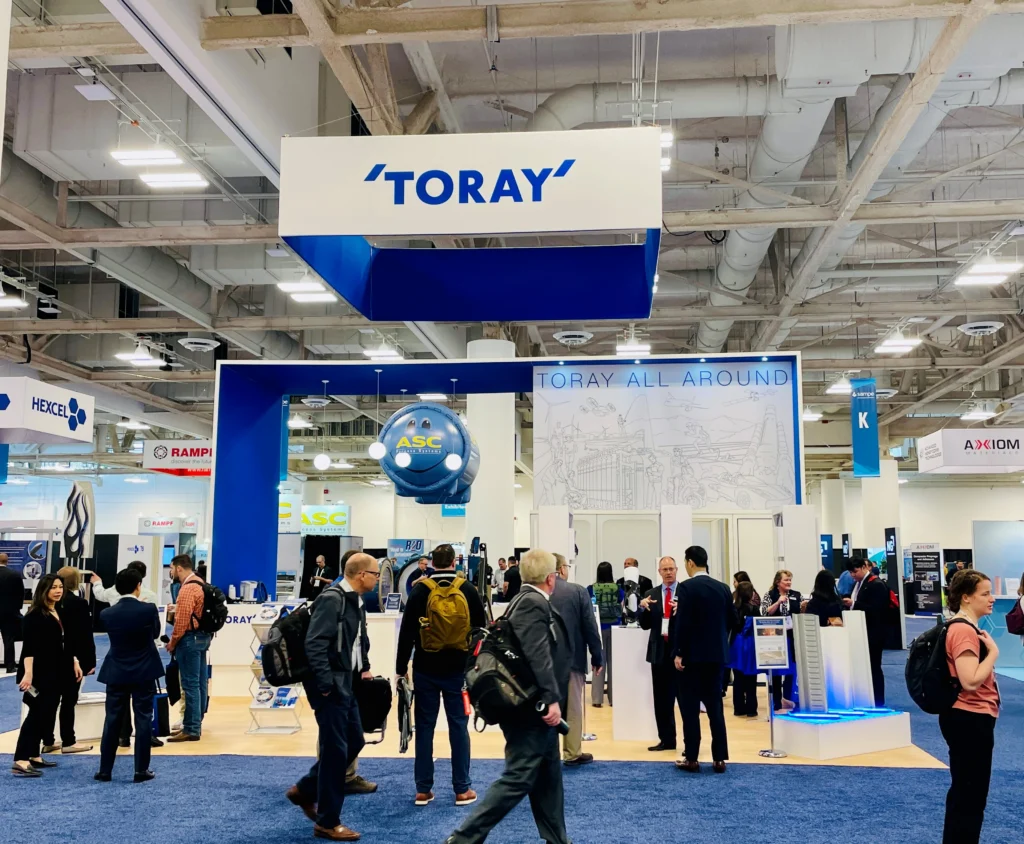Toray Advanced Composites booth
