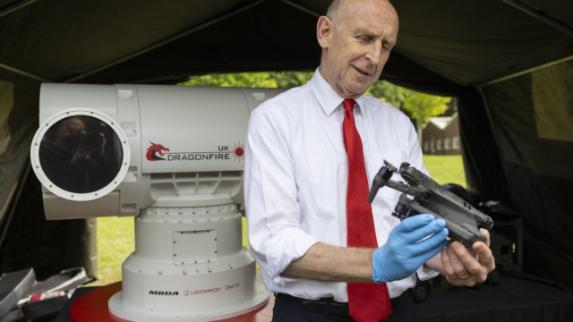 UK Dragonfly laser and drone