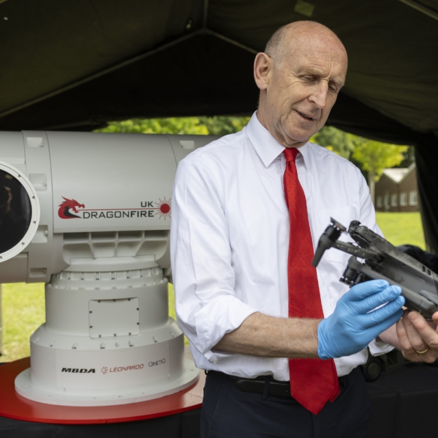 UK Dragonfly laser and drone