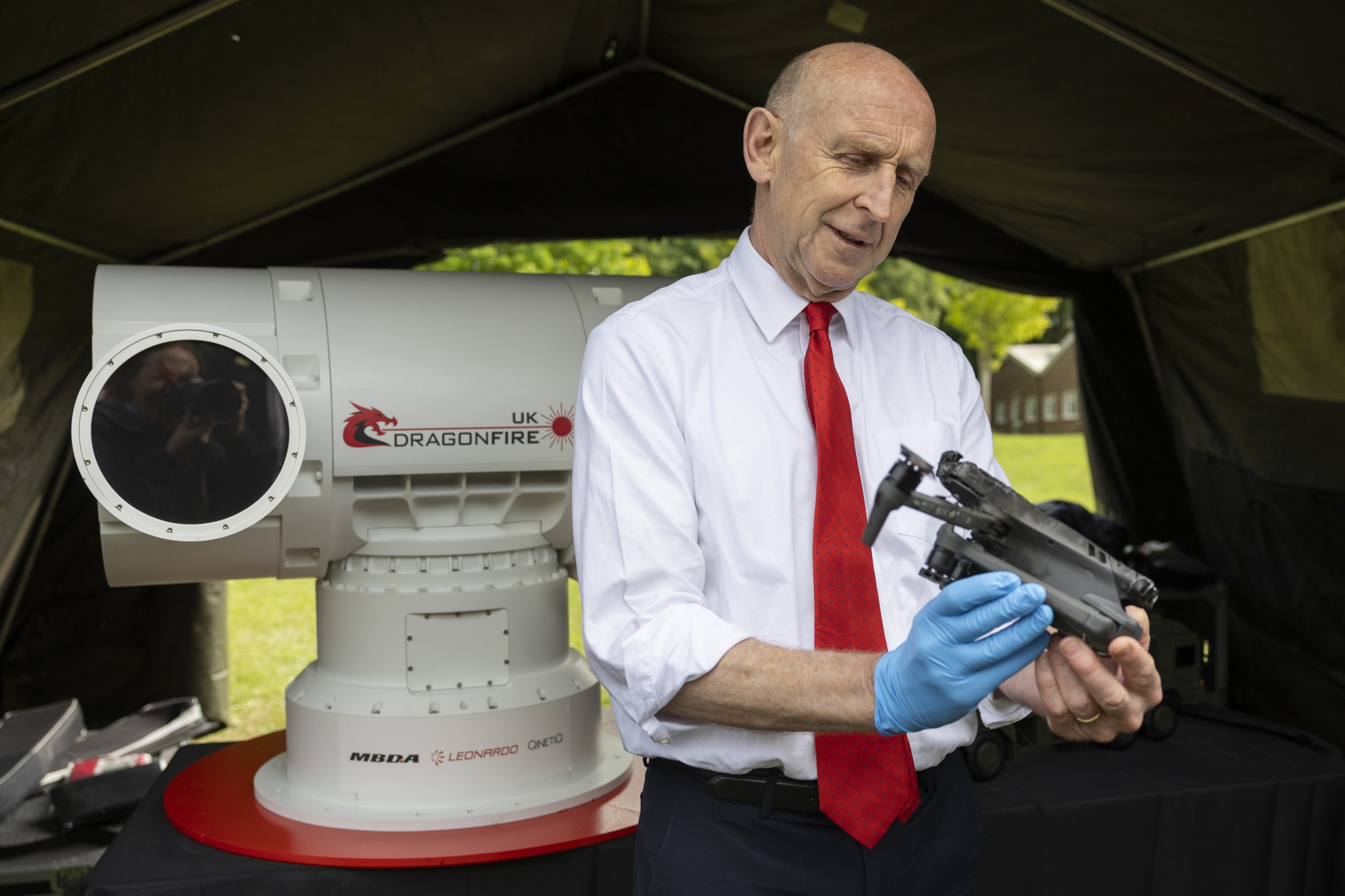 UK Dragonfly laser and drone