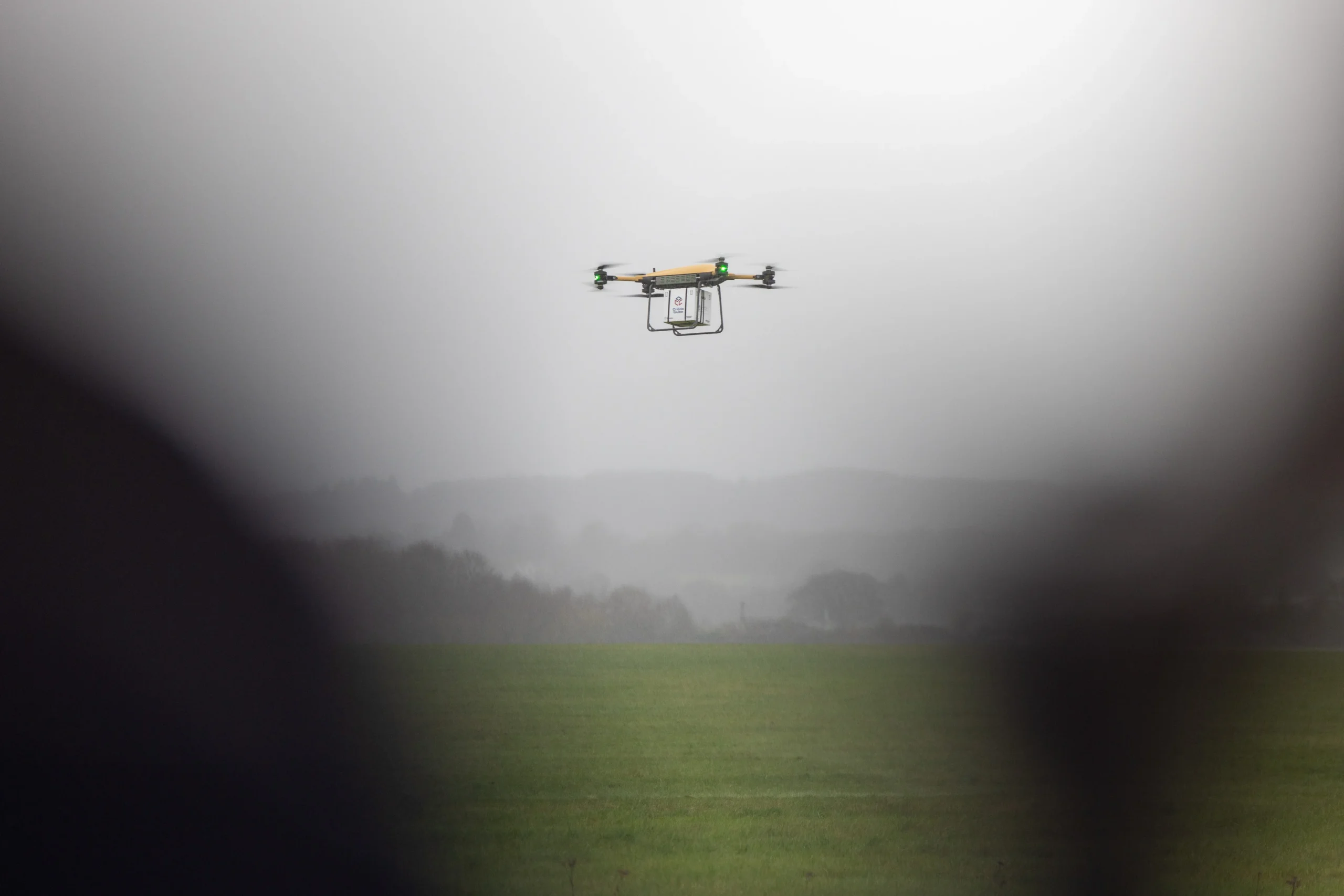 UK military drone flying
