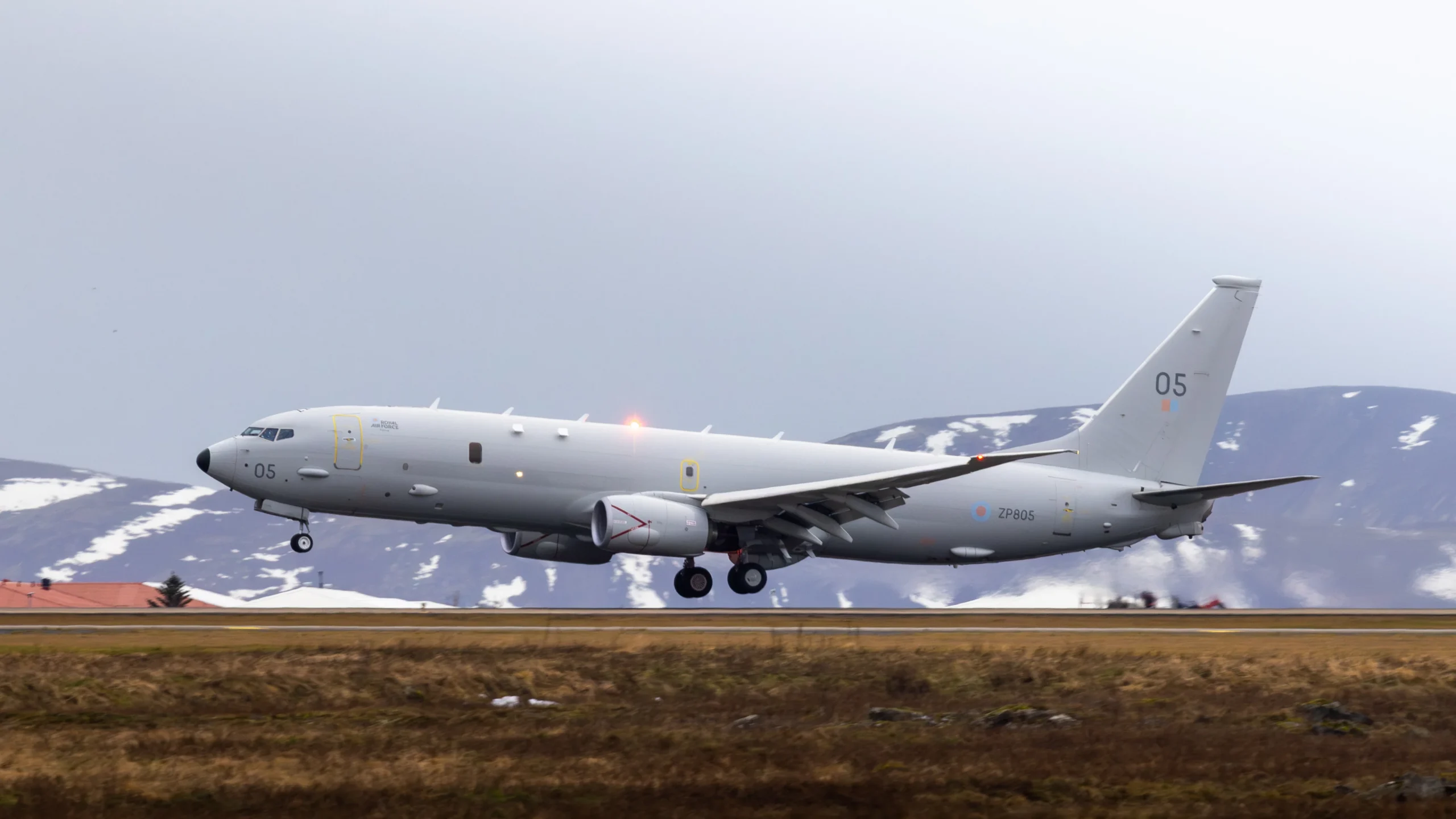 RAF P-8 Poseidon north pole flight