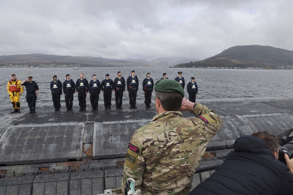 Vanguard Class submarine and its crew of 140 submariners