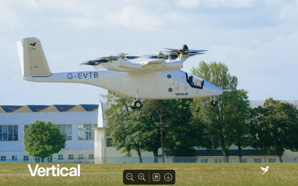 Vertical VA-1X flight test