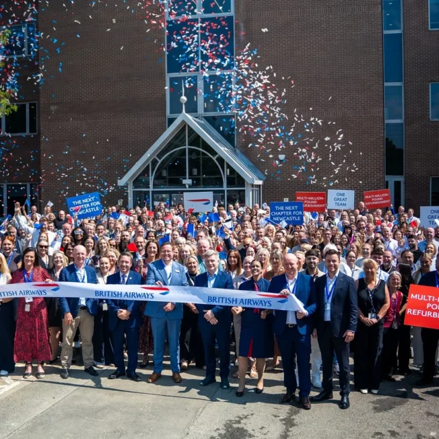 British Airways Newcastle Contact Centre reopens after refurbishment.