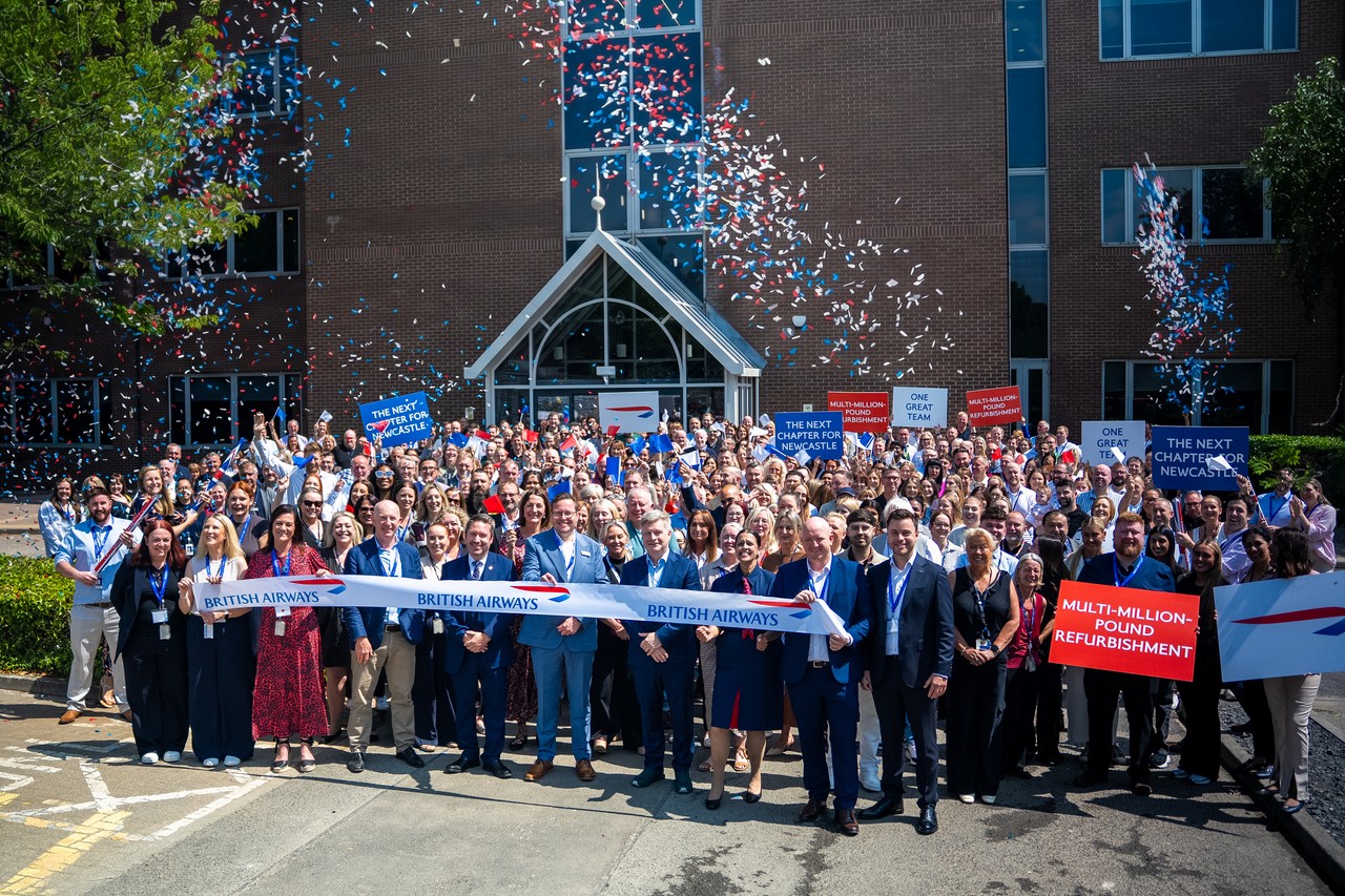 British Airways Newcastle Contact Centre reopens after refurbishment.