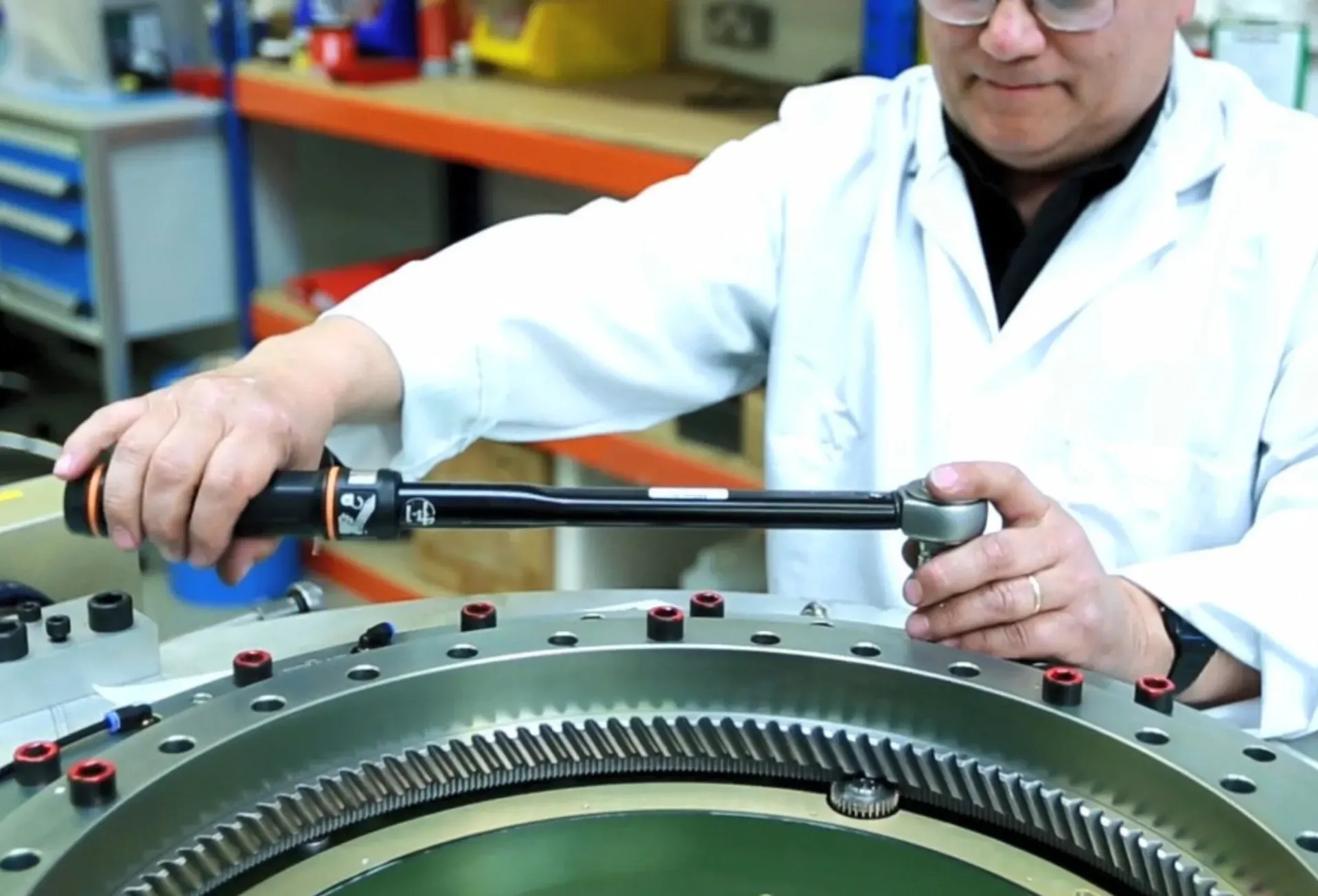A Chess Dynamics technician at work