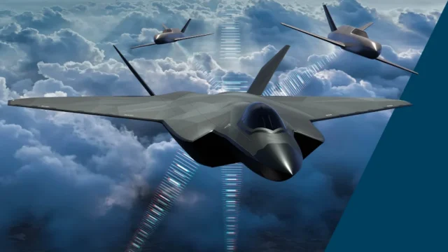 BAE Systems Tempest with loyal wingman drones