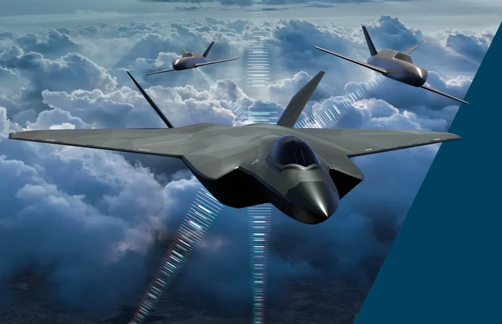 BAE Systems Tempest with loyal wingman drones