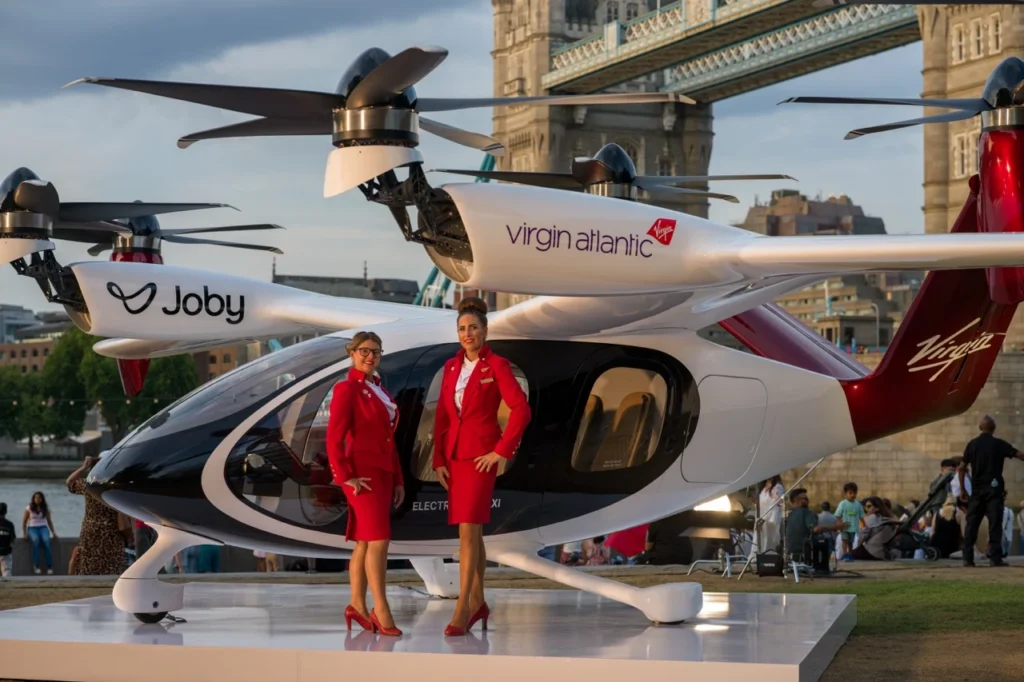 Joby air taxi Virgin Atlantic