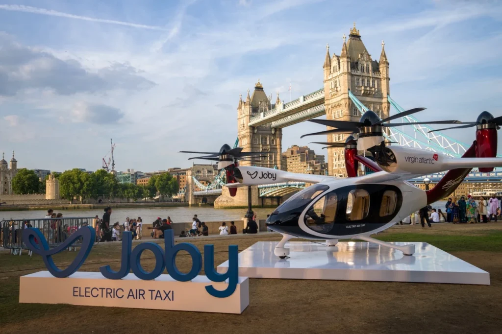 Joby air taxi Virgin Atlantic