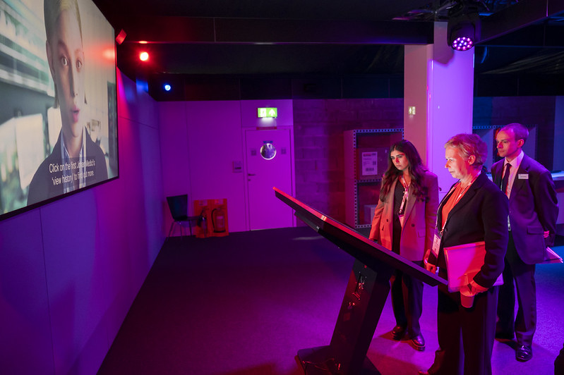 Security and policing conference call for participants for immersive experience