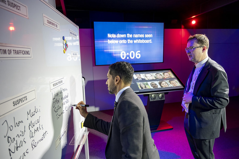 Security and policing conference call for participants for immersive experience