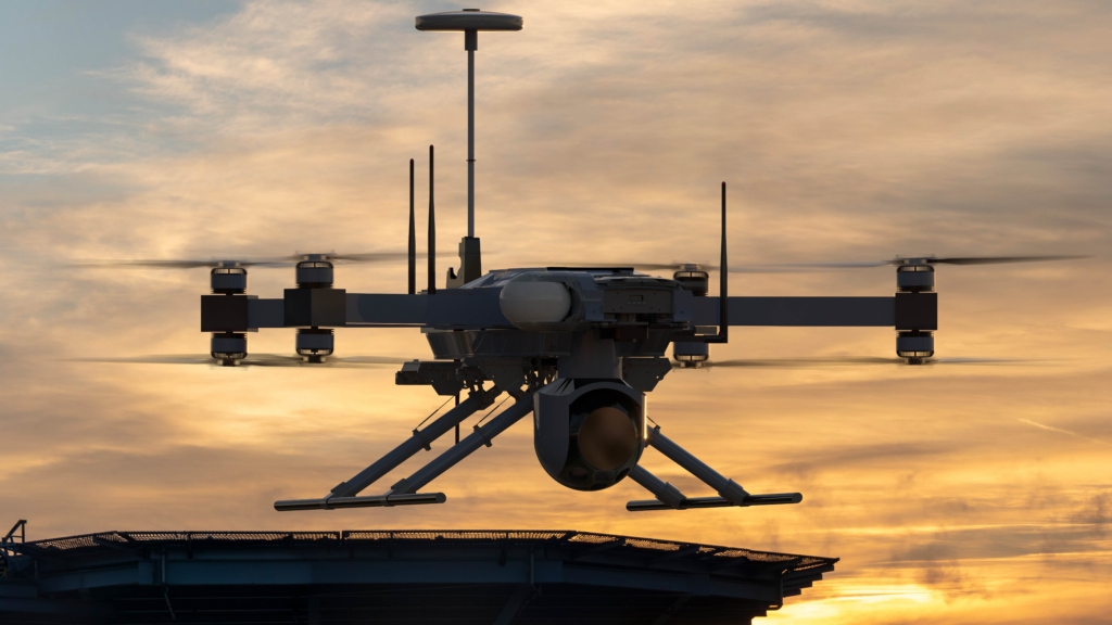 Military drone for naval operations