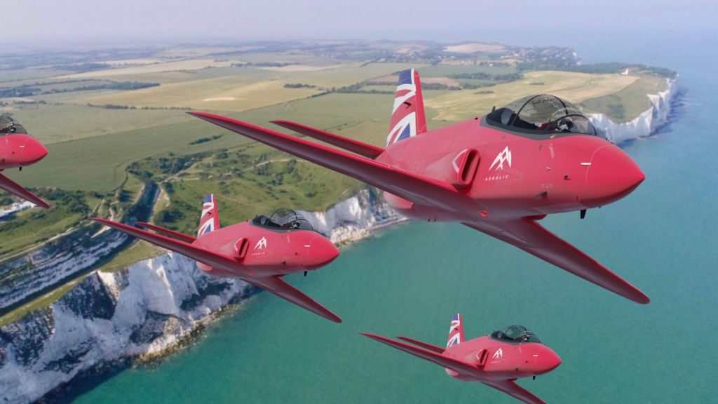 Aeralis modular jet for Red Arrows Hawk replacement