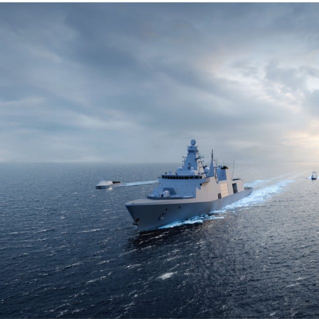 Babcock ARMOR Force four ship formation