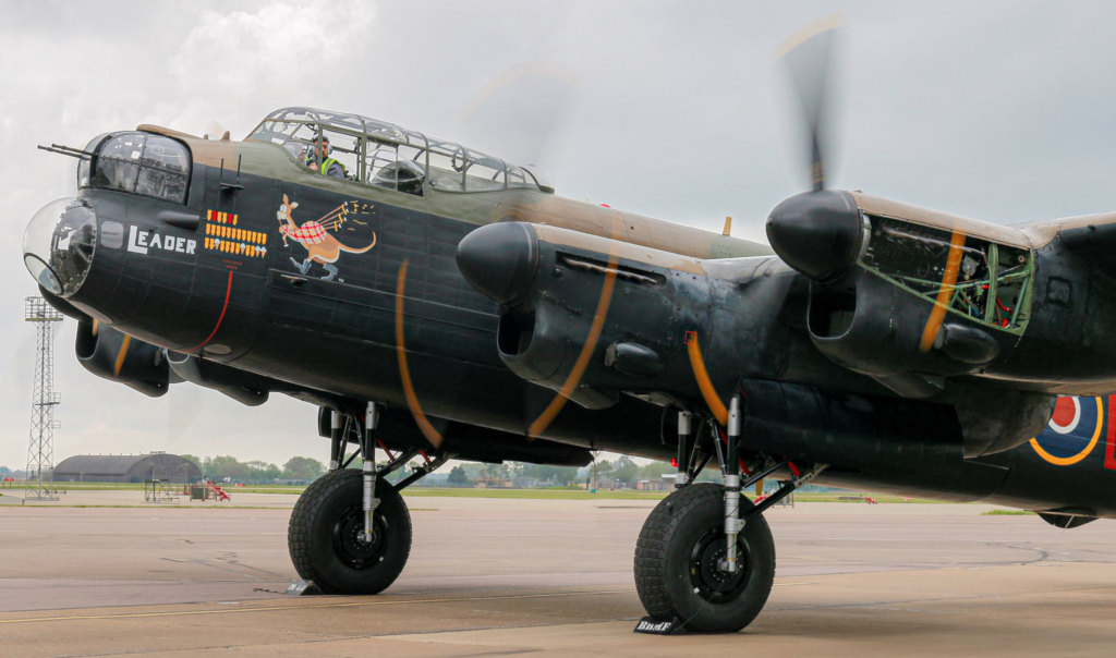 Battle of britain lancaster bomber