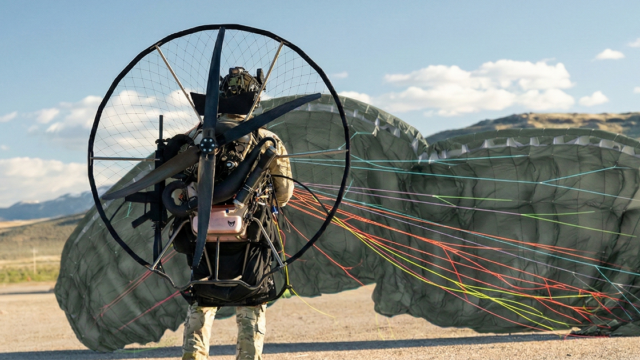Blakcro military paraglider