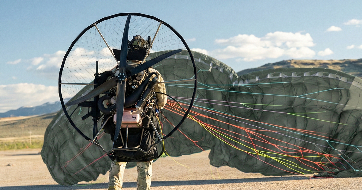 Blakcro military paraglider